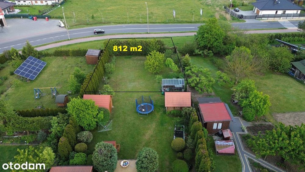 Działka budowlana 812 m² | Kwidzyn | ul. Machuty | WZ - Widok 2