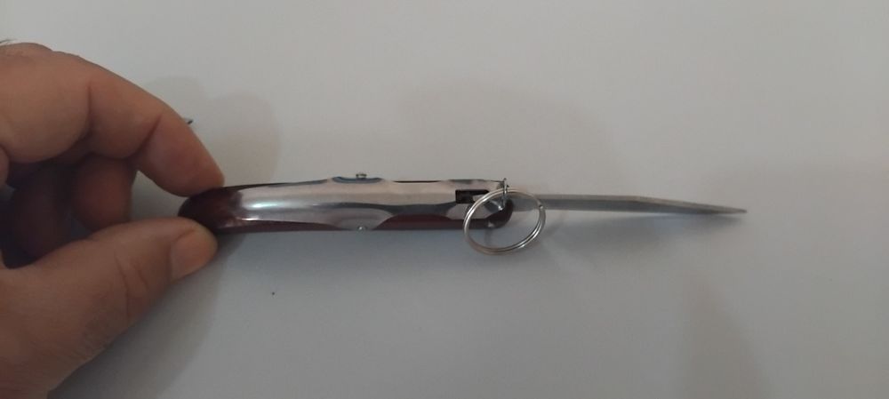 Faca dobrável OKAPI África do Sul Lua e Estrelas anel trava lâmina