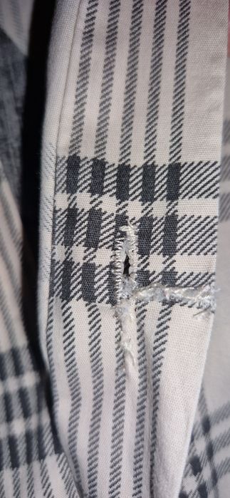 Beżowa luźna sukienka w kratę typu worek L XL 2XL Marta