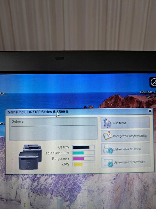 Urządzenie wielofunkcyjne laserowe kolorowe drukarka Samsung CLX-3185