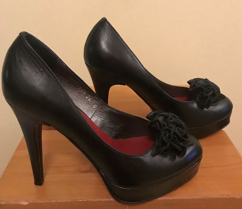 szpilki skórzane Wojas, rozm. 37