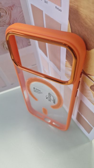 Metallic Magsafe Case do Iphone 17 Pro Pomarańczowy