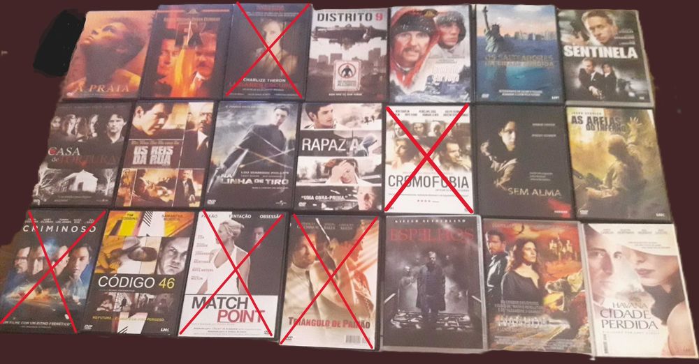 DVD's - Vários - Como novos