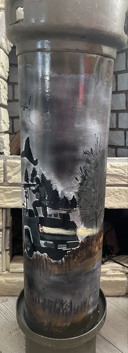 Тубус розписаний вручну