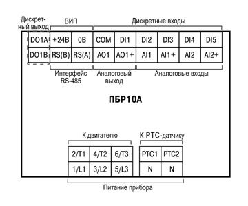 Плавный пуск с байпасными реле. Пускатель ОВЕН ПБР10А бесконтактный ре