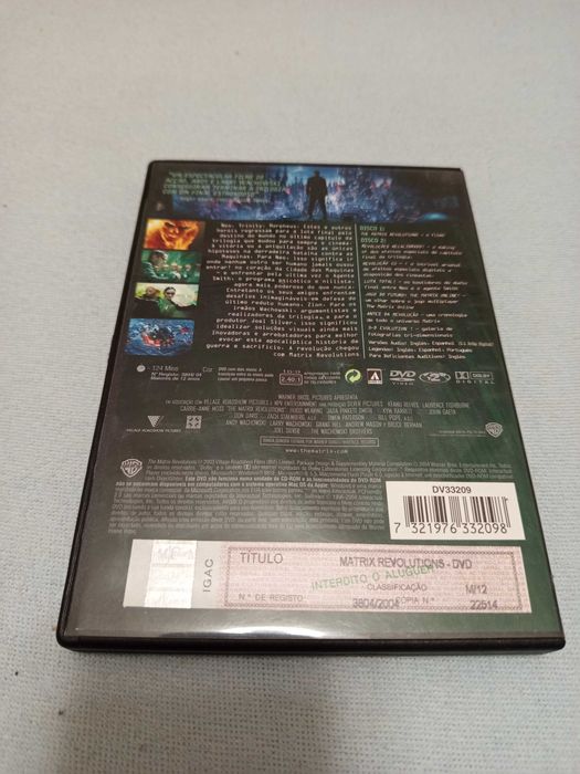 DVD The Matrix Revolutions edição limitada