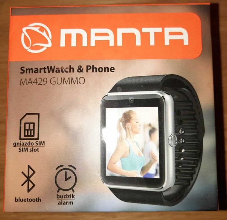 Nowy SmartWatch & Tel. Manta MA429 GUMMO
