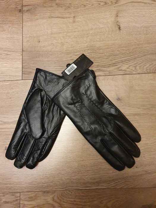 Rękawiczki męskie skórzane skóra naturalna r. XL