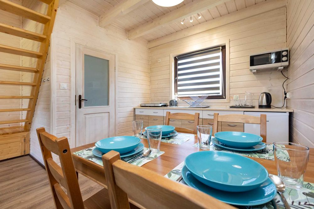 Komfortowe domki drewniane całoroczne Jantar, Święta, Sylwester, Ferie