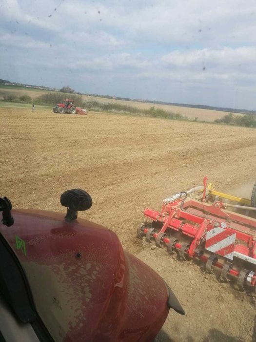Siew zbóż. Strip till.