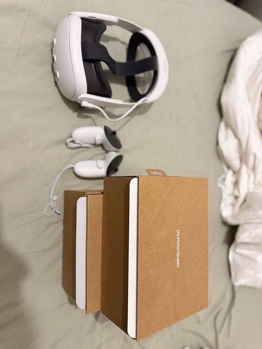 Meta quest 3 512gb + strep regulador com bateria extra
