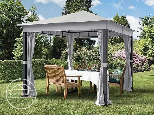 Pawilon ogrodowy Sunset Premium szary 3x3m gratis wysyłka