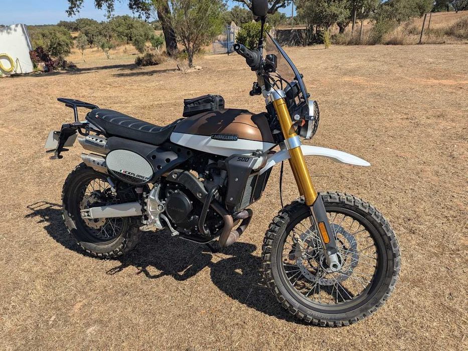 2023 Fantic Caballero 500 Explorer 1650kms, troco por Moto ou moto4 700cc+