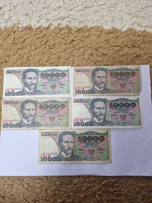Stare Banknoty, pieniądze