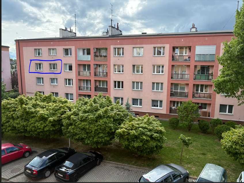 Centrum Skawiny / Mieszkanie / 2 pokoje / balkon + piwnica + box / niski czynsz / 53,86 m2