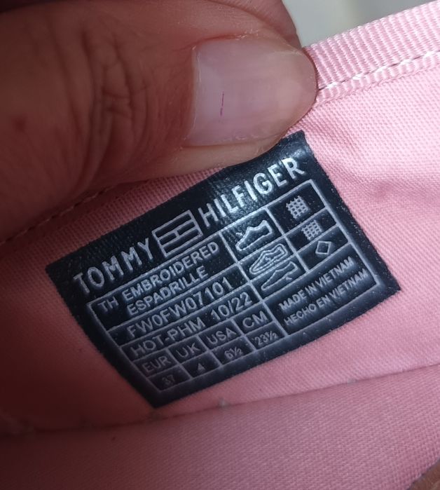 Espadryle Tommy Hilfiger r. 37