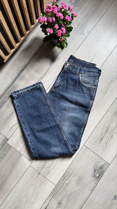 Spodnie Wrangler W34 L32 TEXAS męskie jeansy granatowe