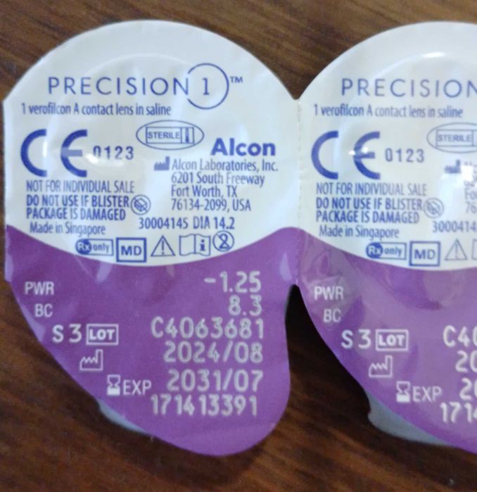 Lentes de contacto Precision