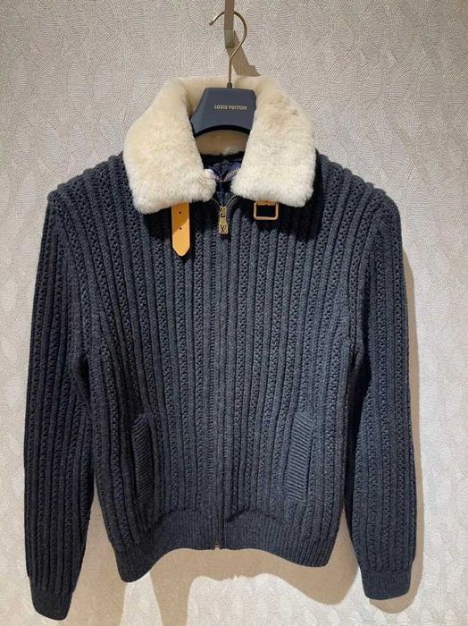 Bluza - sweter Louis Vuitton Cashmere-Wool Blouson