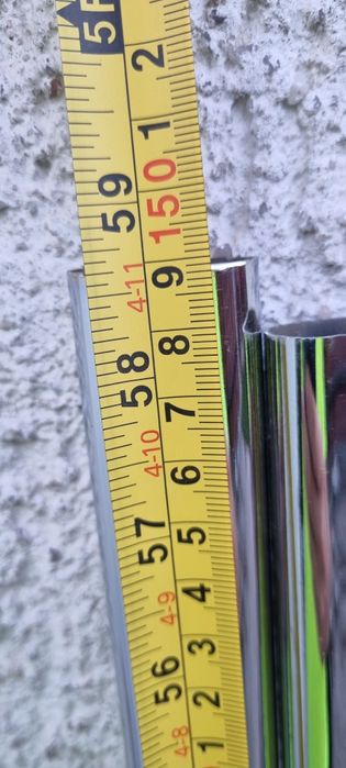 Rura drążek do garderoby szafy na ubrania 2 szt