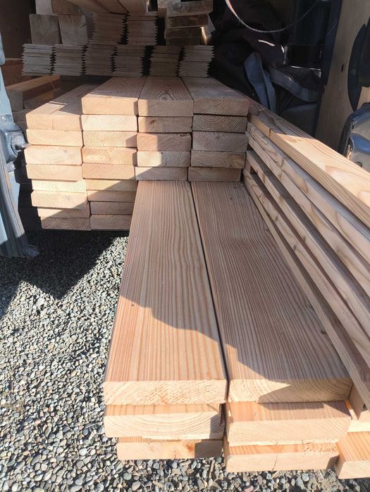 Sztachety drewniane, listwy ławkowe, deski, boazeria