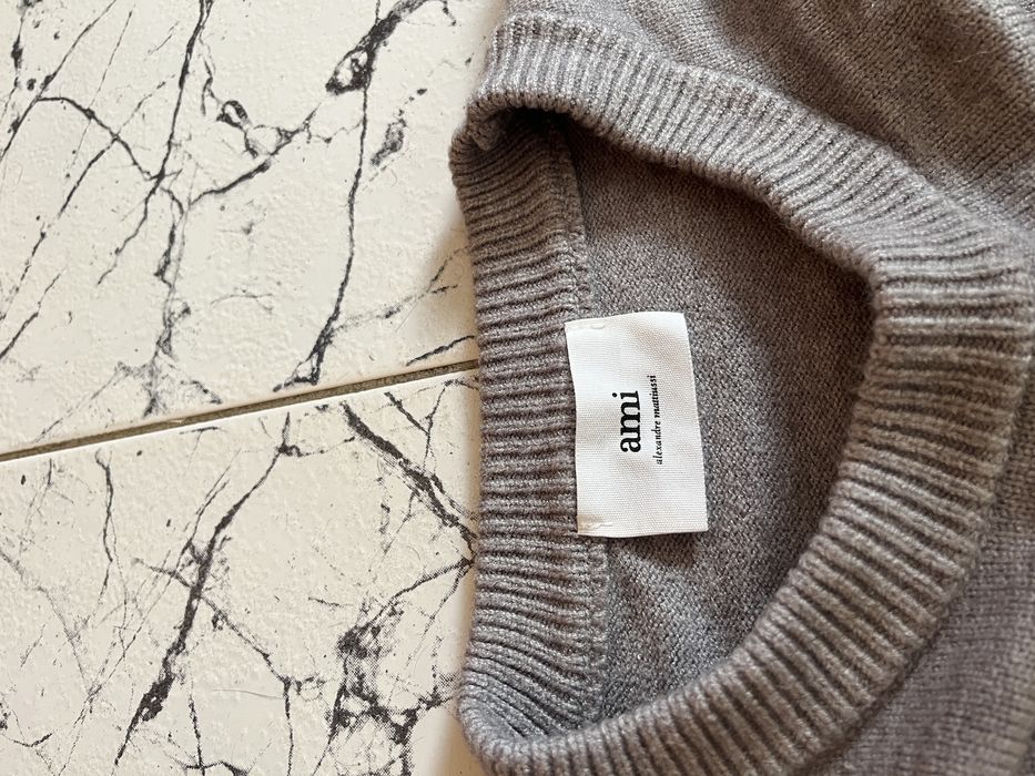 Ami Paris Sweat Cinza