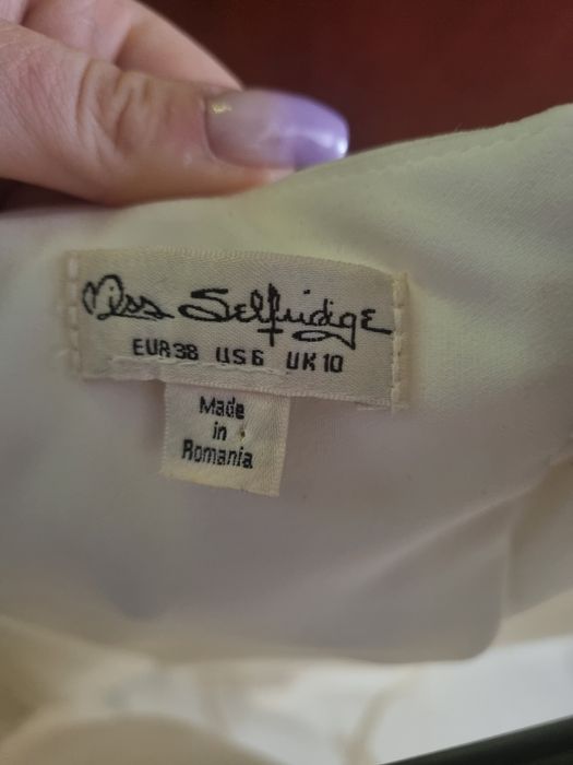 Biały kombinezon miss selfridge