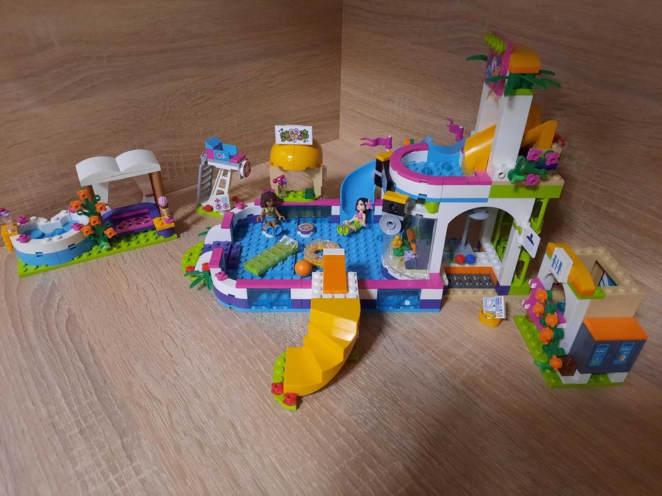 lego, 41313, impreza Andrei na basenie