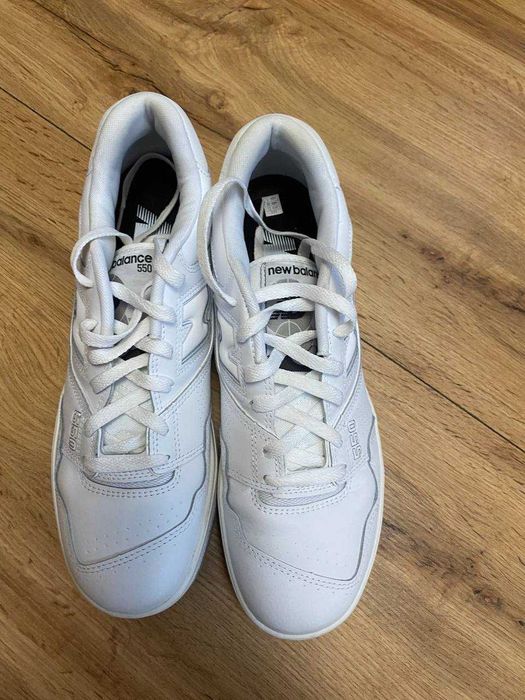 New Balance 550 оригінал 44.5 розмір | білі шкіряні кросівки NB 550