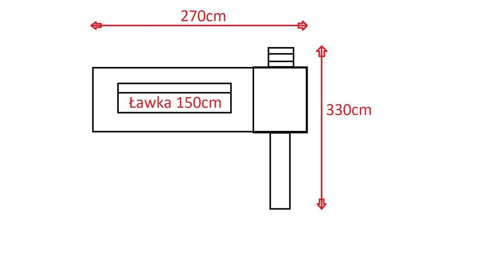 Nowoczesny mini plac zabaw z huśtawką