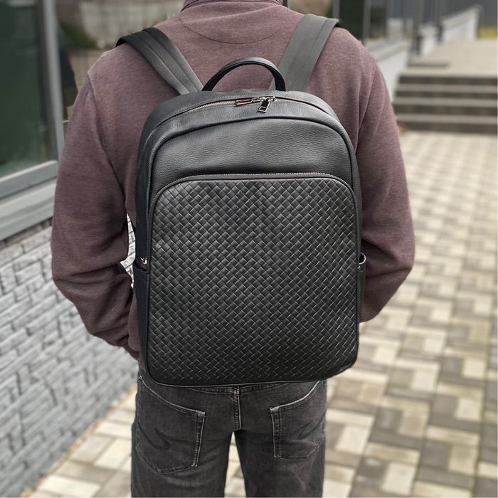 Чоловічий рюкзак натуральна шкіра портфель стильний TimberPack