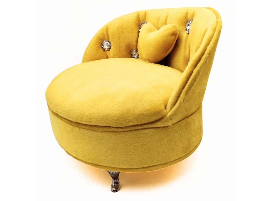 Szkatułka żółta sofa