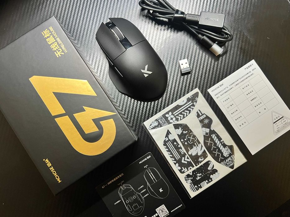‼️NEW‼️Mchose G7 Black беспроводная игровая мышка PAW3311‼️Гарантия‼️