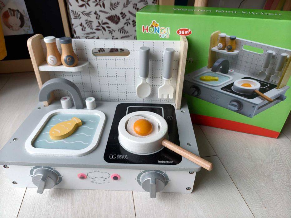 Mini kuchnia drewniana Hongji wooden mini-kitchen