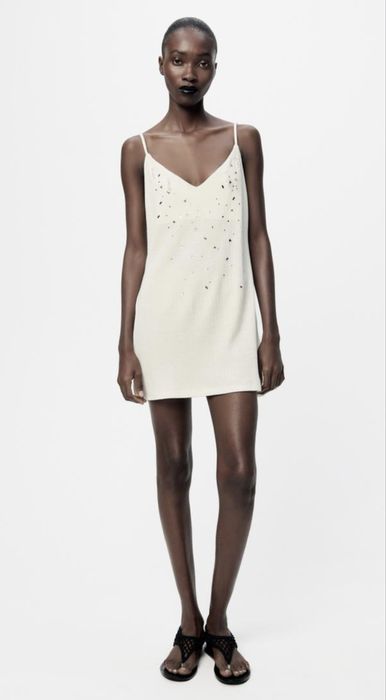 ZARA sukienka z brylancikami  r. L