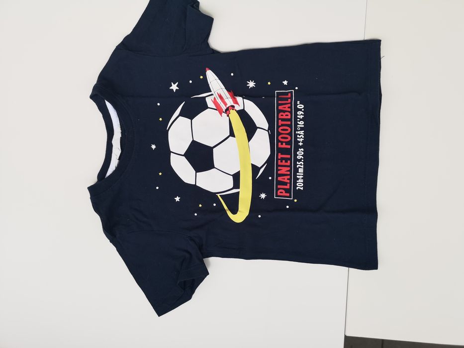 Granatowa koszulka h&m 98 dla chłopczyka jak nowa