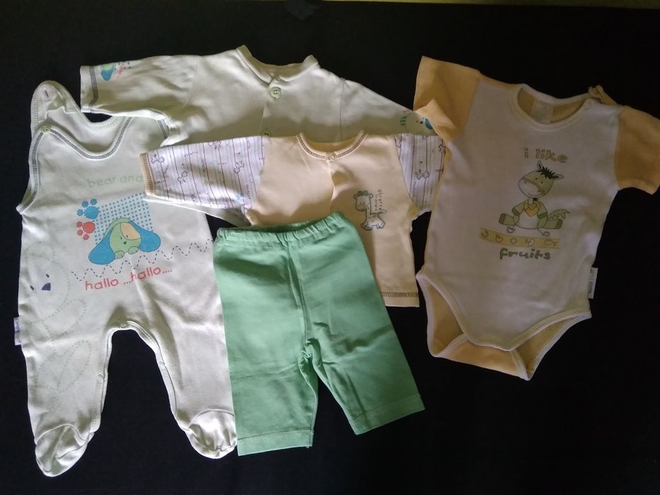 Ubranka dla niemowlaka 56 i 62