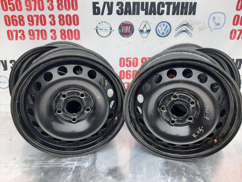 Диски 5×112 R15 et47 Volkswagen B5 B6 G5 Touran Caddy Skoda Audi