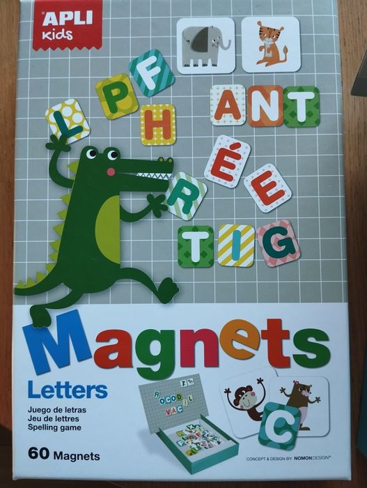 Apli Kids magnetyczna układanka litery alfabet