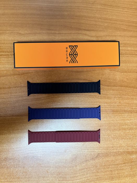 Braceletes de Silicone Magneticas para Apple Watch