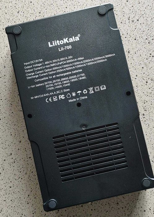 Зарядний пристрій Liitokala lii-700, Новинка, Li-ion, LiFePO4, NiCd/MH