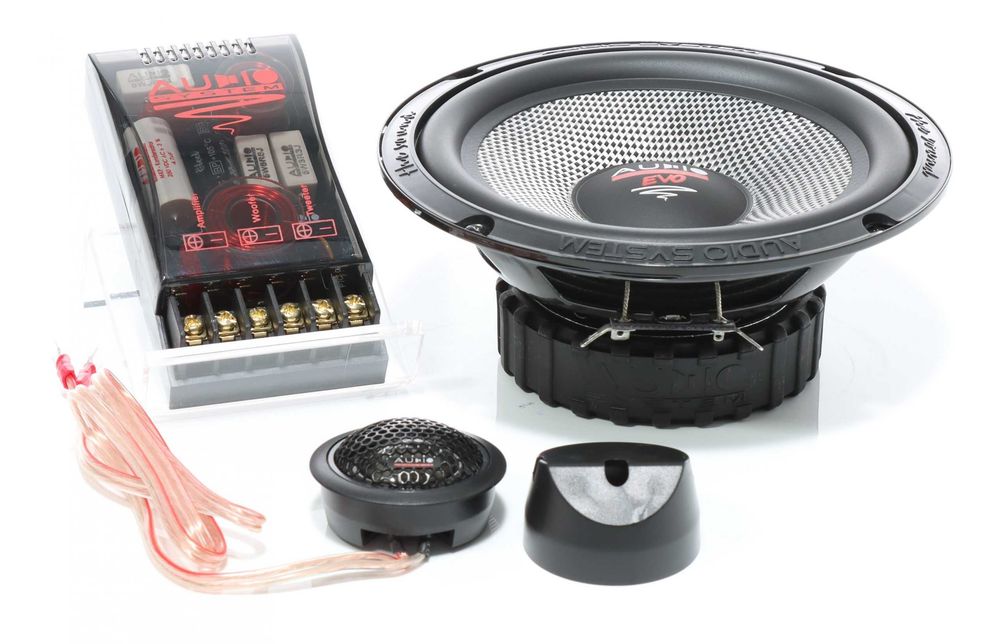 Głośniki zestaw R165 EVO2 2x165MM 2x100W AUDIO SYSTEM - Bas Audio ŚLĄSKie