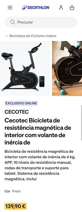 Bicicleta Estática