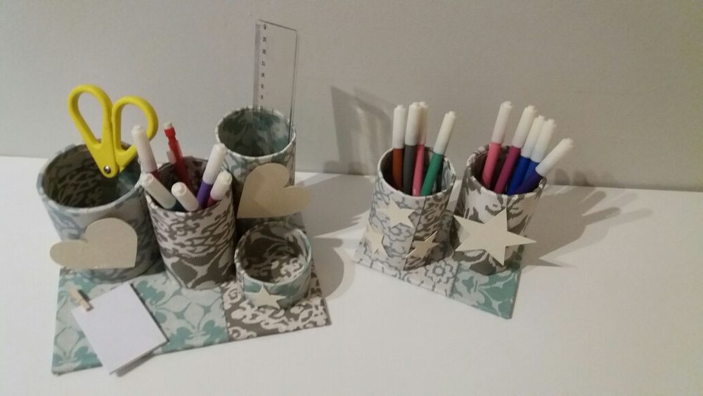 Porta material de escritório