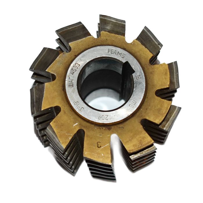 Frez modułowy ślimakowy M 5. 20°. HSS . 3° 19`.