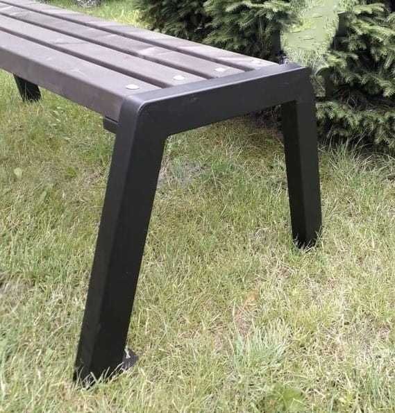Ławka bez oparcia AMO 150 cm park, miasto, ogród, producent , atest
