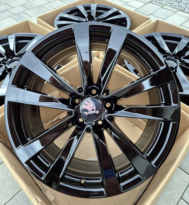 Felgi 19" 5x112 Mercedes OEM Klasa A B C E GLA GLB GLC Nowe Czarne | #A223C