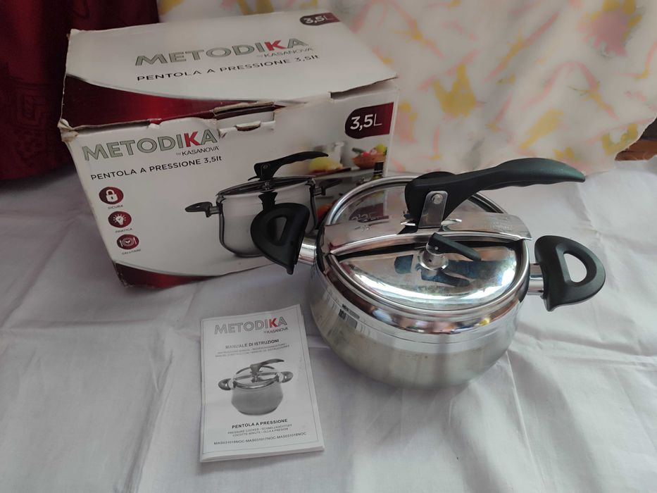 Скороварка нержавейка"METODIKA" by Kasanova 3,5 л б у