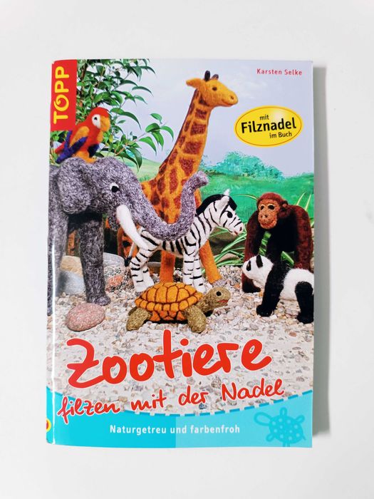 Livro 'Zootiere filzen mit der Nadel'
