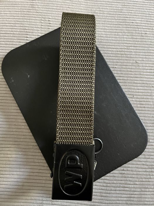 Pas wojskowy parciany z klamrą WP